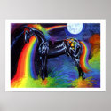 Rainbow Stallion print