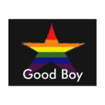 Rainbow Star Award postcards