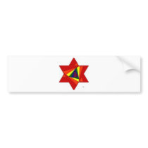 Rainbow Star bumper stickers