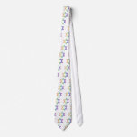 Rainbow Star of David necktie