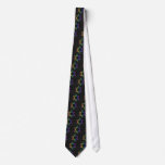 Rainbow Star of David necktie