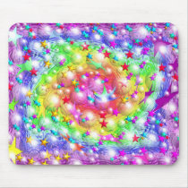 Rainbow Star Parade mousepads