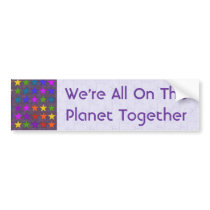 Rainbow Stars Bumper Sticker