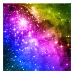 Rainbow Stars Invitations