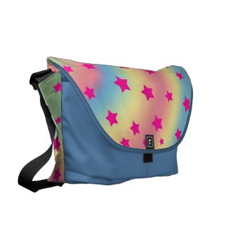 Rainbow Stars Messenger Bags