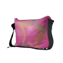 Rainbow Stars Rickshaw Messenger Bag messenger bags