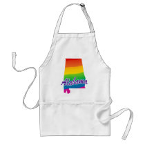 Rainbow State Of Alabama aprons by rainbowthree Rainbow State Of Alabama aprons