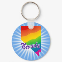 Rainbow State Of Nevada keychains by rainbowthree Rainbow State Of Nevada keychains
