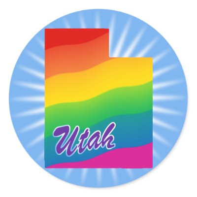 Pics Of Utah. Rainbow State Of Utah Stickers