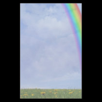 Rainbow stationery