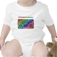 Rainbow Stereo Rompers