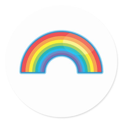 Rainbow stickers