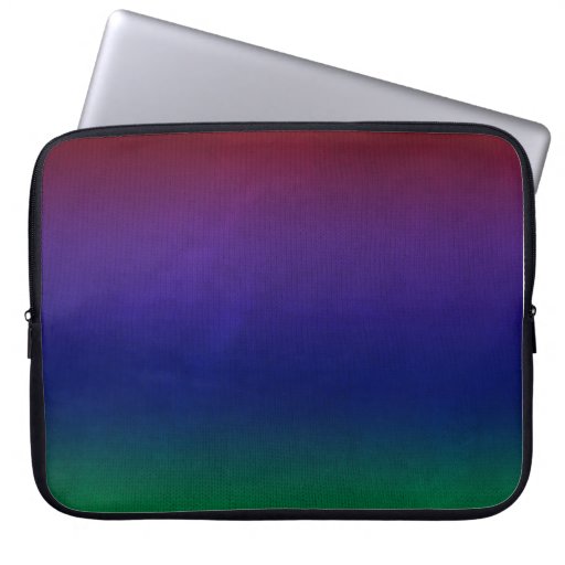 Rainbow Stockinette Laptop Sleeve