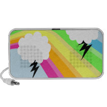 Rainbow Storm Doodle Speaker speakers