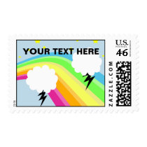 Rainbow Stormy Postage postage by aikiri Rainbow Stormy Postage postage