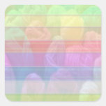 Rainbow Strands Peel-OFF Write-ON Dream Wave Tool Square Sticker