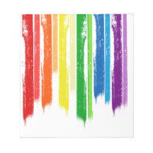 RAINBOW STREAKS -.png Note Pad