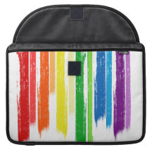 RAINBOW STREAKS -.png Sleeves For MacBooks