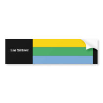 Rainbow Stripe bumper stickers by eelkat Rainbow Stripe bumper stickers