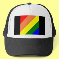 rainbow stripe hats