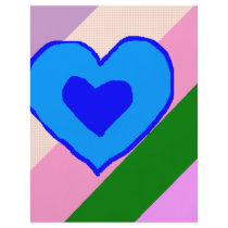 rainbow stripe heart hlp personalized flyer