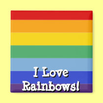 Rainbow Stripe magnets