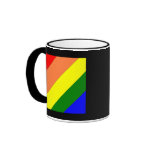 rainbow stripe coffee mugs