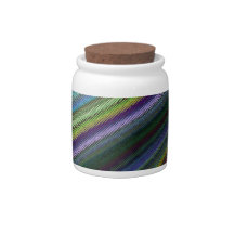 rainbow stripe rug pattern candy dishes