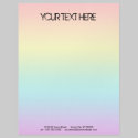 rainbow striped letterhead by chromatosis rainbow striped letterhead
