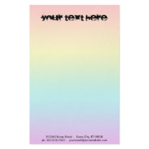rainbow striped stationery