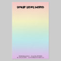 rainbow striped stationery by chromatosis rainbow striped stationery