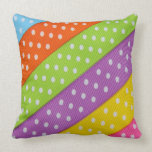 Rainbow Stripes American Mojo Pillow