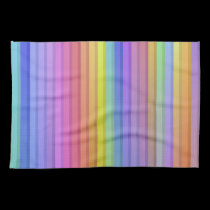 Rainbow Stripes Background kitchen towels
