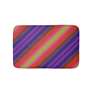 Rainbow Stripes Bath Mats