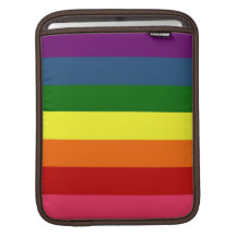 Rainbow Stripes iPad Sleeves