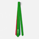 Rainbow Stripes Keep Calm And Your Text Customize Neck Tie