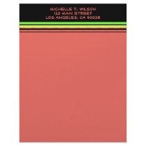 rainbow stripes letterhead by DonnaGrayson rainbow stripes letterhead