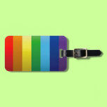 Rainbow Stripes Luggage Tags luggage tags