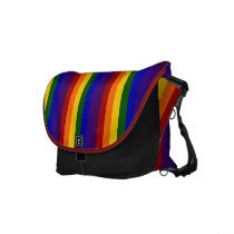 Rainbow Stripes Courier Bags