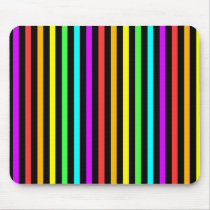 Rainbow Stripes Mousepad
