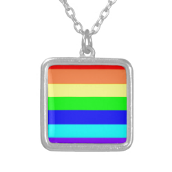 Rainbow Stripes Necklace