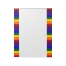 Rainbow Stripes Notepad