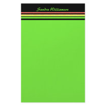 rainbow stripes stationery
