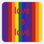 Rainbow Stripes Stickers