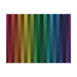 Rainbow Strips Postcard