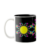 Rainbow Sun mugs