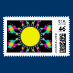 Rainbow Sun postage