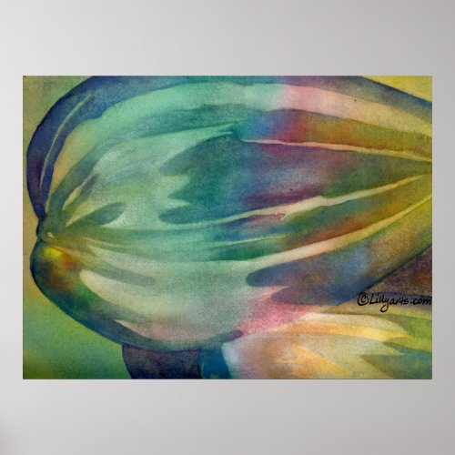 Rainbow Sunflower Seed 3 Poster Painting Print print