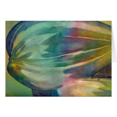Rainbow Sunflower Seeds Card by lillyarts