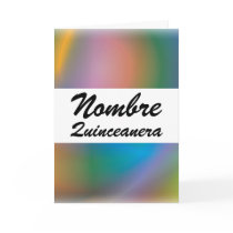 Rainbow Sweet Fifteen Party!-Customize cards by wholeheartedly Rainbow Sweet Fifteen Party!-Customize cards